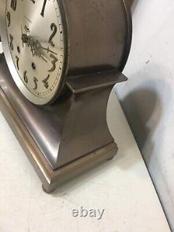 Antique Seth Thomas Brass Or Copper Ships Clock Style Mantle Clock 6 Dial