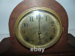 Antique Seth Thomas Brown Mantle Clock RARE 17 X 9.5 Old VINTAGE Rare