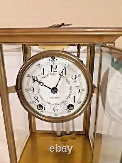 Antique Seth Thomas Carriage Mantle Clock Working Condition 11 Tall