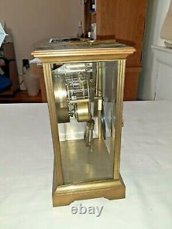 Antique Seth Thomas Carriage Mantle Clock Working Condition 11 Tall