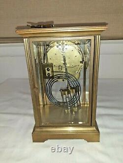 Antique Seth Thomas Carriage Mantle Clock Working Condition 11 Tall