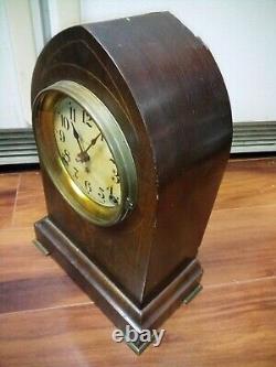 Antique Seth Thomas Cathedral Gothic 1900s Bell Mantle Chime Clock Sonora No Key