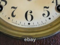 Antique Seth Thomas Chime Clock Circa 1915 Time Movement 89AD 12.5