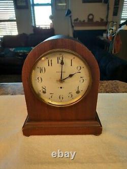 Antique Seth Thomas Chime Mantle Clock. For Parts, Might be Working