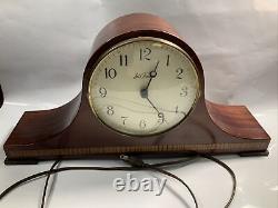 Antique Seth Thomas Chime Wood Mantle Clock 1302 WORKS GREAT