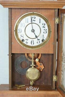 Antique Seth Thomas City Series Gingerbread Parlor Mantle Clock