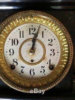 Antique Seth Thomas Clock, 1880, Marble, Working