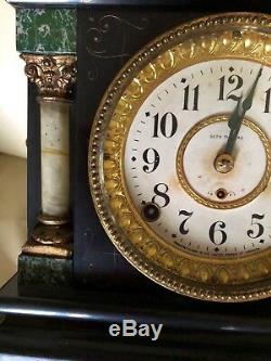 Antique Seth Thomas Clock, 1880, Marble, Working
