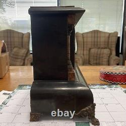 Antique Seth Thomas Clock 1890s Wind Up Mantle Adamantine 4 Column