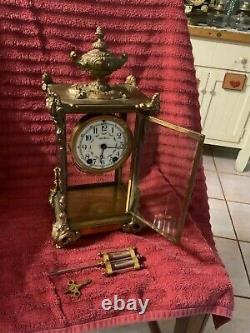 Antique Seth Thomas Clock Crystal Regulator Empire #16