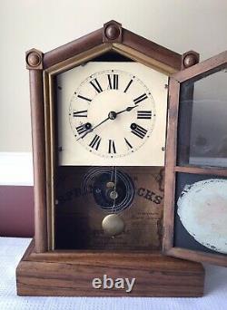 Antique Seth Thomas Clock, Made In USA/ American Clock, Thomaston, CT, Untrsted