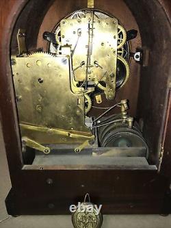 Antique Seth Thomas Clock Rare Sonora Chime 5 Bell Clock. 14-1/4 Tall