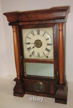 Antique Seth Thomas Column Mantle Clock With Alarm 8-Day, Time/Strike, Key-wind