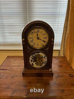 Antique Seth Thomas Cottage Clock 8 Day Key Wind Circa 1870 Project