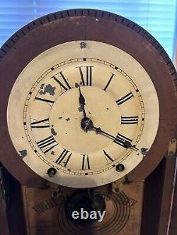 Antique Seth Thomas Cottage Clock 8 Day Key Wind Circa 1870 Project