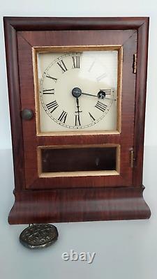 Antique Seth Thomas Cottage Clock From Galena Illinois Jewelers Watch 160 Main