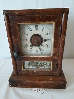 Antique Seth Thomas Cottage Mantle Clock Spares Or Repair