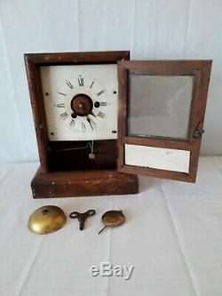 Antique Seth Thomas Cottage Mantle Clock Spares Or Repair