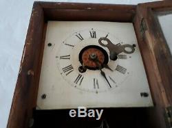 Antique Seth Thomas Cottage Mantle Clock Spares Or Repair