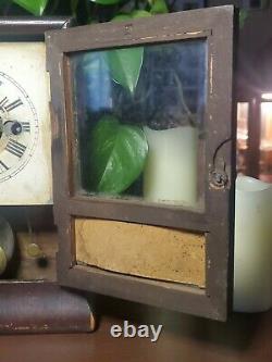 Antique Seth Thomas Cottage Mantle Clock c1863 S&T Hands SUPER RARE & WORKING