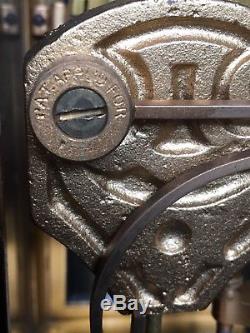 Antique Seth Thomas Crystal Regulator Classic Mantle Clock All Original Running