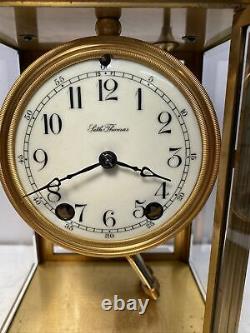Antique Seth Thomas Crystal Regulator Clock