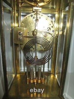 Antique Seth Thomas Crystal Regulator Clock 8-Day, Time/Strike