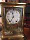 Antique Seth Thomas Crystal Regulator Clock 8 Day Time And Strike Mint