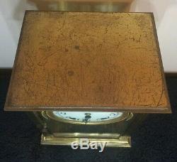 Antique Seth Thomas Crystal Regulator Clock Running