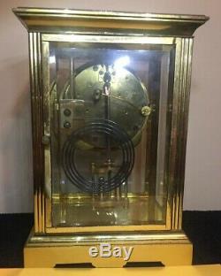 Antique Seth Thomas Crystal Regulator Clock Running