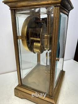Antique Seth Thomas Crystal Regulator Clock for Parts Or Repair