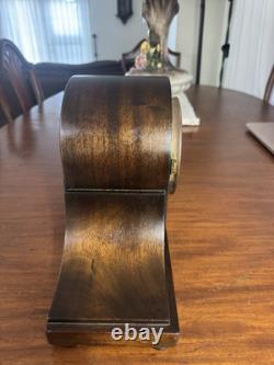 Antique Seth Thomas Dark Walnut Adamantine 8 Day Mantle Clock Early 1900's