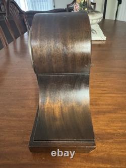 Antique Seth Thomas Dark Walnut Adamantine 8 Day Mantle Clock Early 1900's