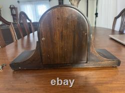 Antique Seth Thomas Dark Walnut Adamantine 8 Day Mantle Clock Early 1900's