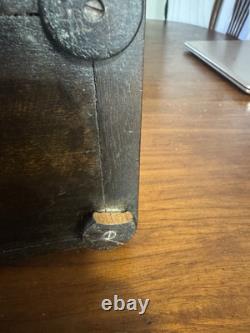 Antique Seth Thomas Dark Walnut Adamantine 8 Day Mantle Clock Early 1900's