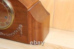 Antique Seth Thomas Deco Style Westminster Chime Clock Runs And Chimes Good