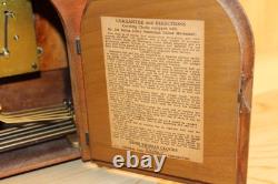 Antique Seth Thomas Deco Style Westminster Chime Clock Runs And Chimes Good