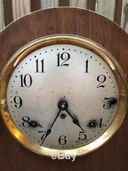 Antique Seth Thomas Doric Beehive 90b 5 Bell Mantle Clock Sonora Chimes & Key