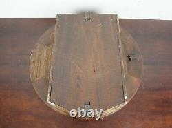 Antique Seth Thomas Drink Coca Cola Bottles Round Oak Wall Clock Peekaboo 16