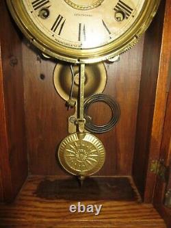 Antique Seth Thomas Eastlake Kitchen Clock 8-Day, Time/Strike