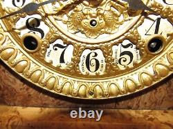 Antique Seth Thomas Egyptian Adamantine Mantel Clock 8-Day, Time/Strike