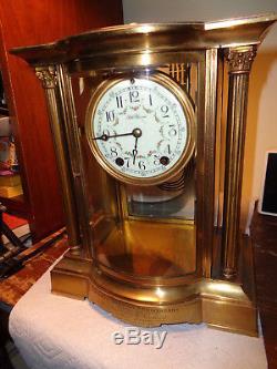 Antique-Seth Thomas-Empire 65-Crystal Regulator Clock-Ca. 1915-To Restore-#P397