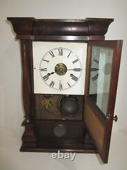 Antique Seth Thomas Empire Mantel Clock With Alarm 30-Hour, Time/Strike