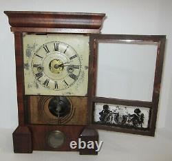 Antique Seth Thomas Empire Shelf Clock 30-Hour, Time/Strike, Key wind