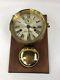 Antique Seth Thomas Exposed Bell, Brass Ships Clock