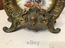 Antique Seth Thomas French Sevres Style Desk Clock