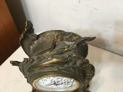 Antique Seth Thomas French Sevres Style Desk Clock