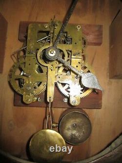 Antique Seth Thomas Gallery Wall Regulator Clock 8-Day, Time/Bell Strike