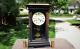 Antique Seth Thomas Garfield Time & Strike Weight Driven Shelf Mantle Clock