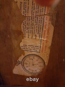 Antique Seth Thomas Giant Series Kitchen Clock with Alarm 8-Day, Time/Strike